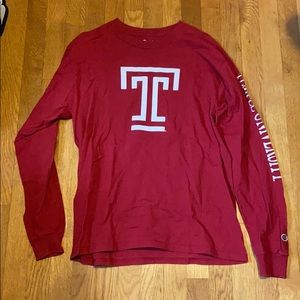 Temple University long sleeve